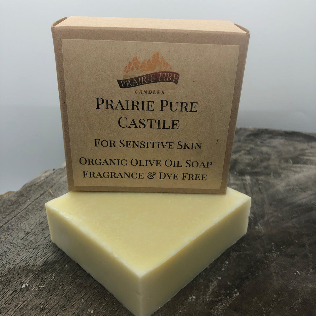 Pure Real Castile - (3 Pack) - Organic Olive Oil Soap for Sensitive Skin - Fragrance Free and Dye Free - 100% Certified Organic Extra Virgin Olive Oil